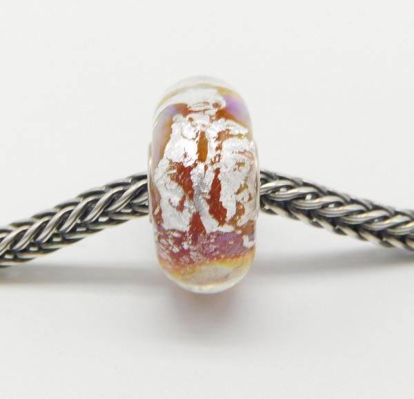 Halo Earthbead Snow - Elfbeads Glas - Originalfoto